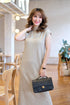 High Neck Sleeveless Long Knitted Casual Dresses